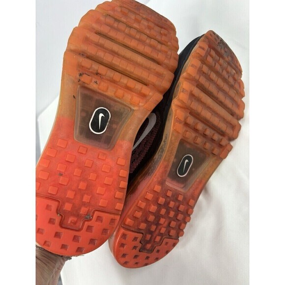 Nike Airmax Air Max Neutral Ride Black Neon Orange 8 Running Shoes Trainers - Picture 8 of 10